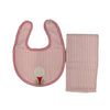 Pink Golf Burp & Bib Set