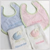 Applique Burp & Bib Set