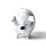 Gingham Piggy Bank