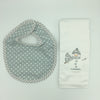 Applique Burp & Bib Set