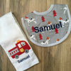 Applique Burp & Bib Set