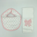 Applique Burp & Bib Set