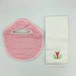 Applique Burp & Bib Set