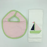 Applique Burp & Bib Set