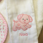 Applique Burp & Bib Set