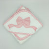 Hooded Towel - Pink Bow