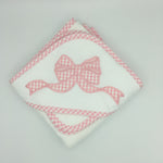 Hooded Towel - Pink Bow